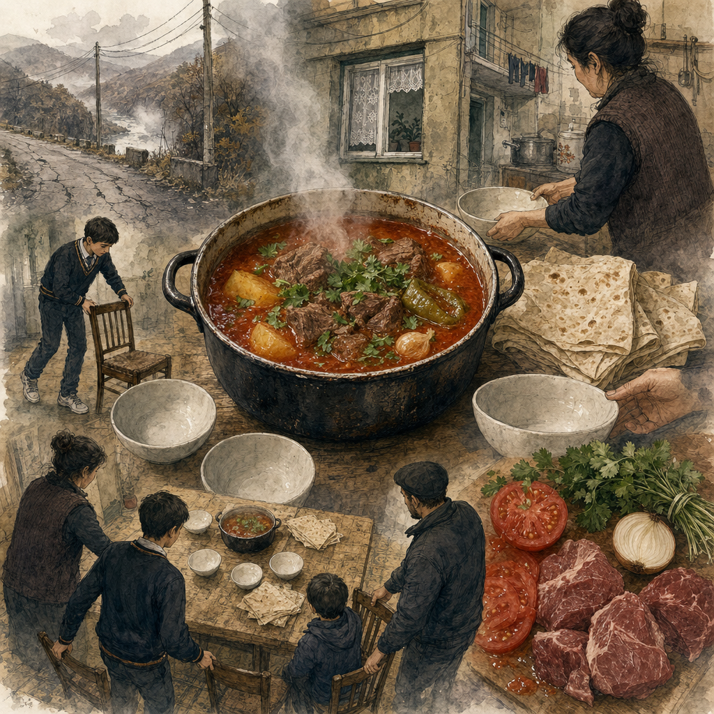Հաշլամա（Hashlama）/ ハシュラマ——肉と野菜の重ね蒸し煮