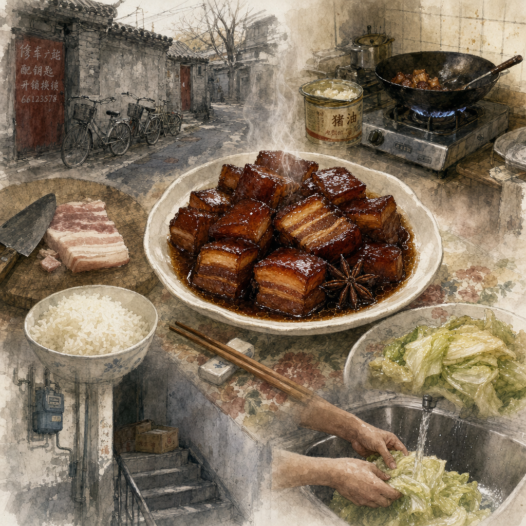 红烧肉 / ホンシャオロウ（豚の醤油角煮）