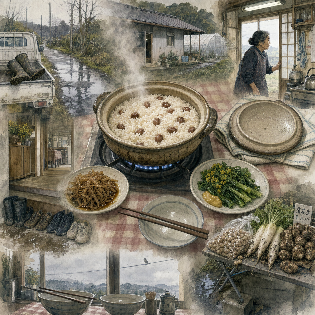 落花生ご飯(らっかせいごはん)/ Peanut Rice