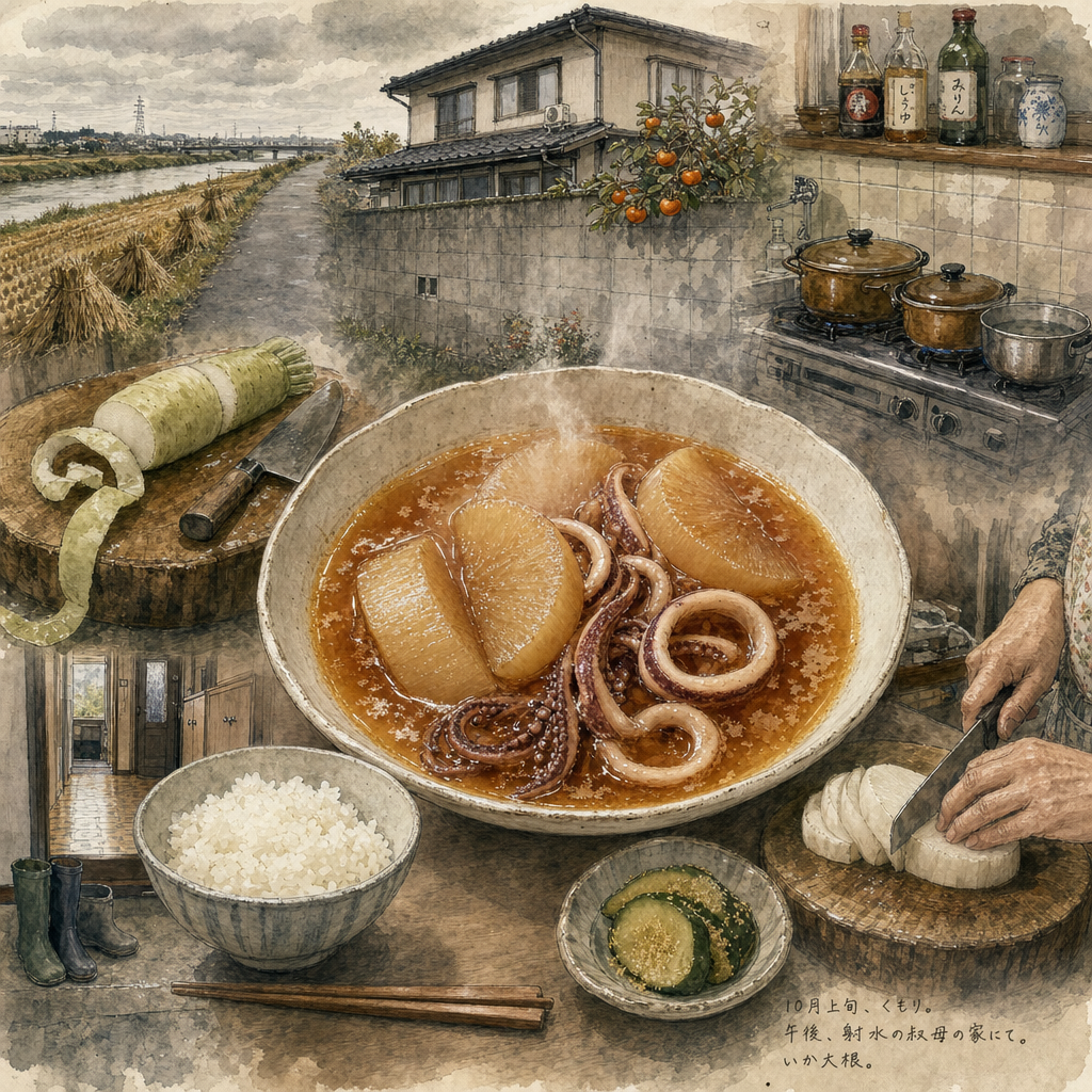 いかの煮物(いかと大根の煮物)/ 富山の家庭煮物